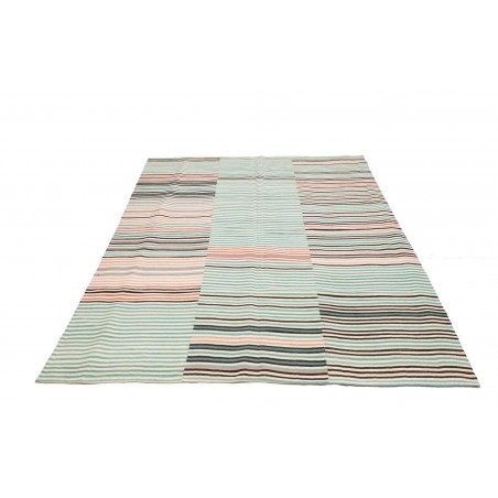Tappeto Kilim Persia beige verde 165x249
