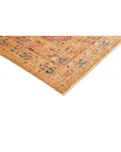 Tappeto Tribal Pakistan arancione marrone 200x293