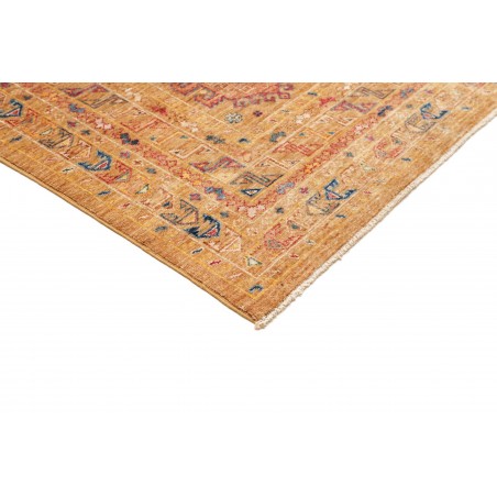 Tappeto Tribal Pakistan arancione marrone 200x293