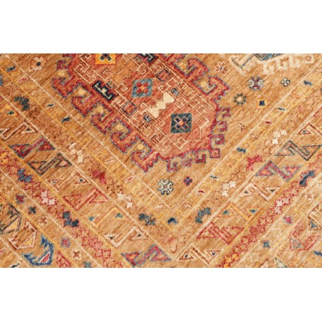Tappeto Tribal Pakistan arancione marrone 200x293