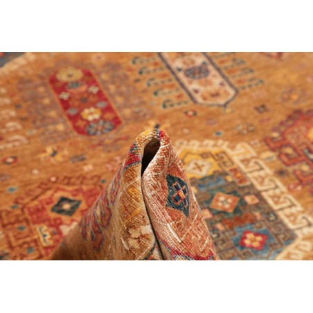 Tappeto Tribal Pakistan arancione marrone 200x293