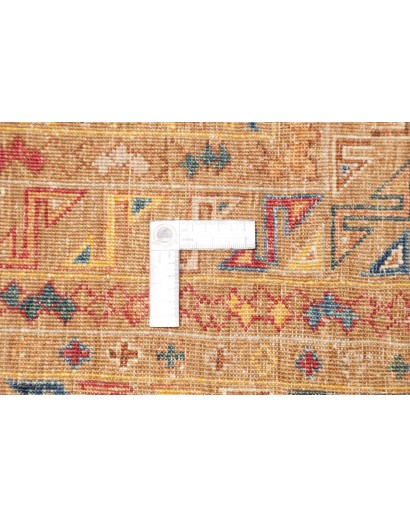 Tappeto Tribal Pakistan arancione marrone 200x293