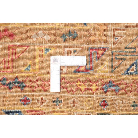 Tappeto Tribal Pakistan arancione marrone 200x293