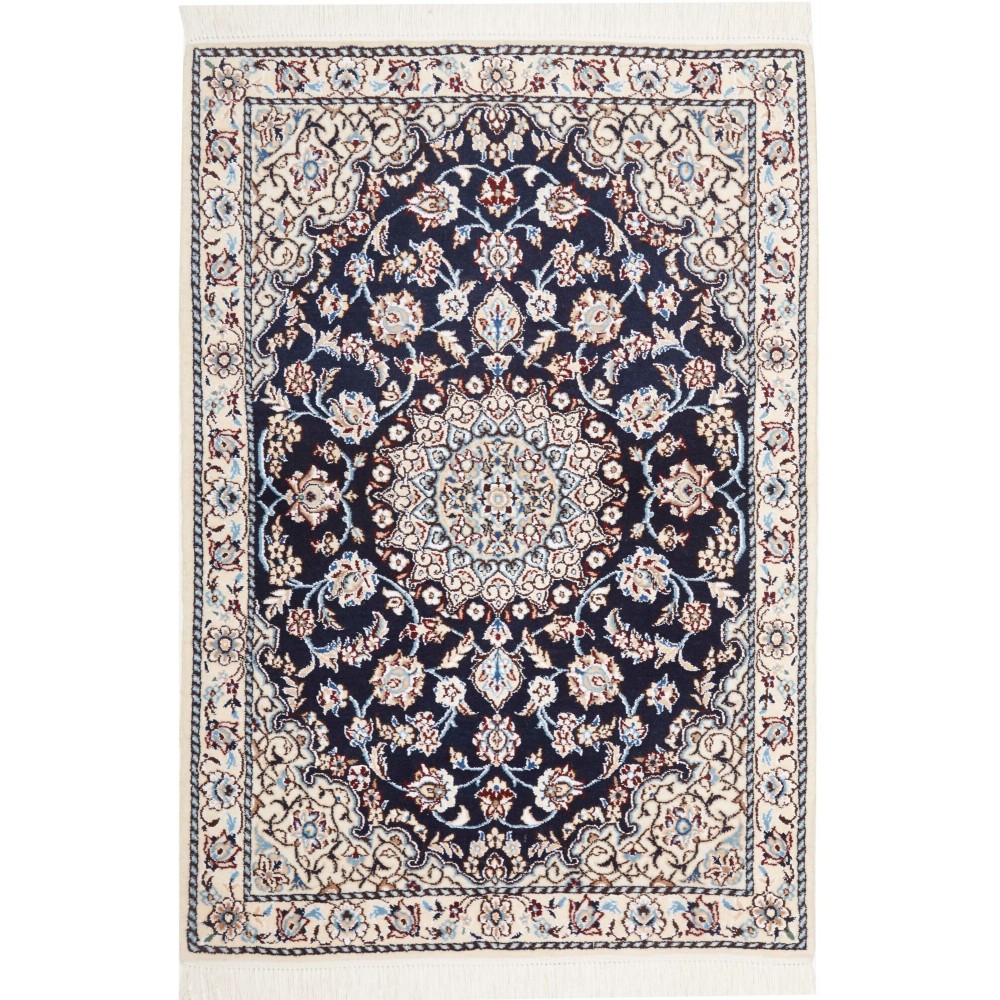 Tappeto Nain 9La Persia grigio 81x119 Tappeto Nain 9La Persia grigio 81x119