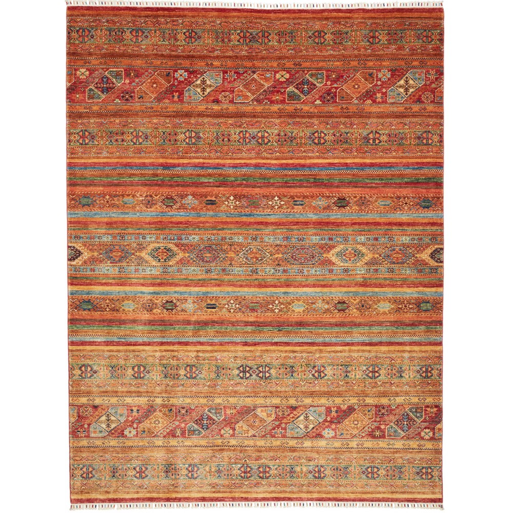 Tappeto Samarkand Pakistan rosso marrone 209x280