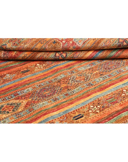 Tappeto Samarkand Pakistan rosso marrone 209x280