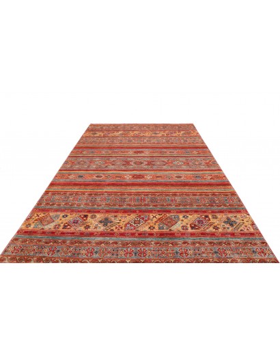 Tappeto Samarkand Pakistan rosso marrone 201x297