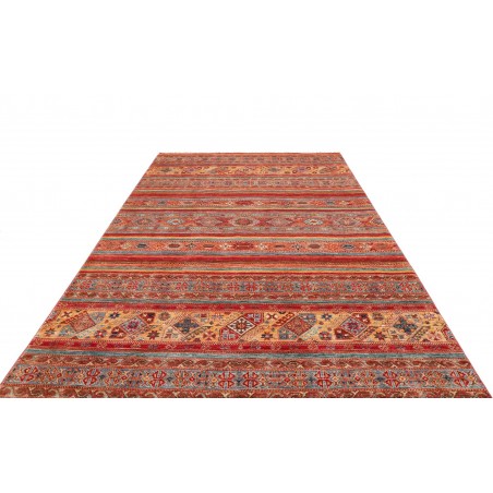 Tappeto Samarkand Pakistan rosso marrone 201x297