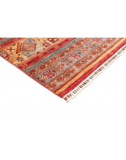 Tappeto Samarkand Pakistan rosso marrone 201x297