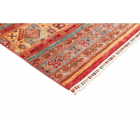 Tappeto Samarkand Pakistan rosso marrone 201x297