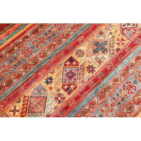 Tappeto Samarkand Pakistan rosso marrone 201x297