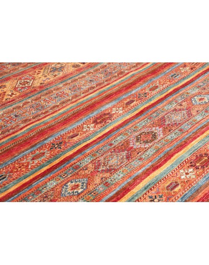 Tappeto Samarkand Pakistan rosso marrone 201x297