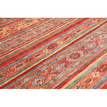 Tappeto Samarkand Pakistan rosso marrone 201x297