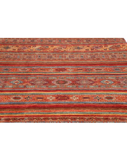 Tappeto Samarkand Pakistan rosso marrone 201x297