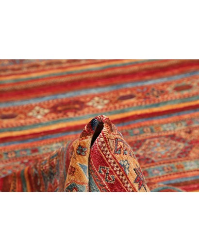 Tappeto Samarkand Pakistan rosso marrone 201x297