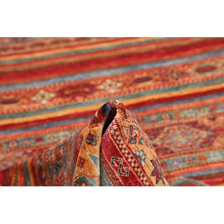 Tappeto Samarkand Pakistan rosso marrone 201x297