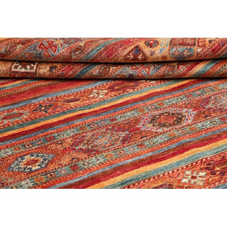 Tappeto Samarkand Pakistan rosso marrone 201x297