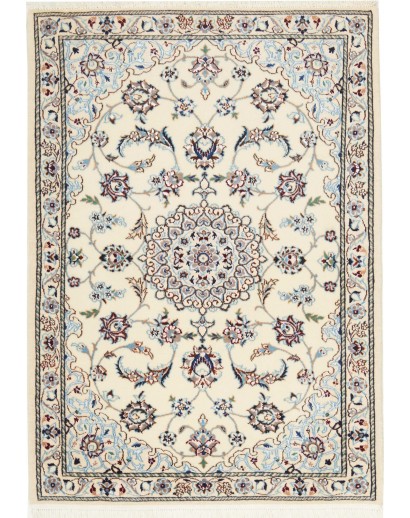 Tappeto Nain 6La Persia bianco grigio 65x93