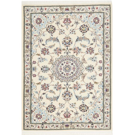 Tappeto Nain 6La Persia bianco verde 67x93