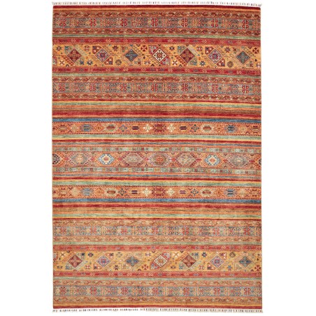 Tappeto Samarkand Pakistan marrone grigio 207x300