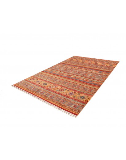 Tappeto Samarkand Pakistan marrone grigio 207x300