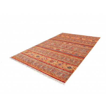 Tappeto Samarkand Pakistan marrone grigio 207x300