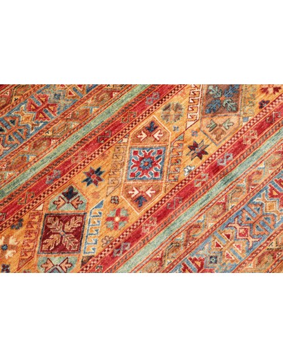 Tappeto Samarkand Pakistan marrone grigio 207x300