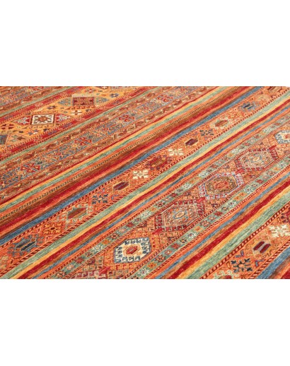 Tappeto Samarkand Pakistan marrone grigio 207x300