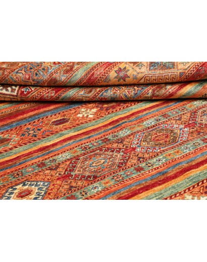 Tappeto Samarkand Pakistan marrone grigio 207x300