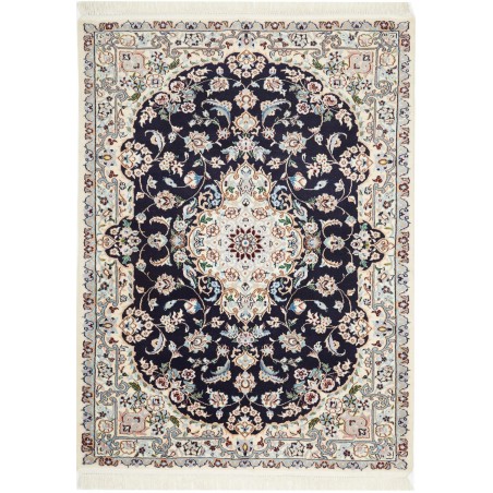 Tappeto Nain 6La Persia bianco grigio 95x127