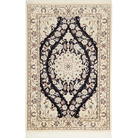Tappeto Nain 6La Persia bianco grigio 72x108