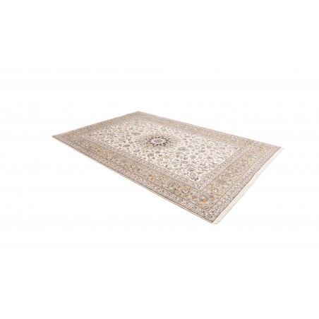 Tappeto Kashan Persia bianco grigio 200x300