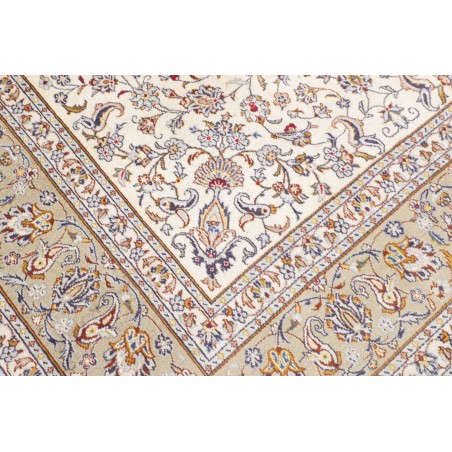 Tappeto Kashan Persia bianco grigio 200x300