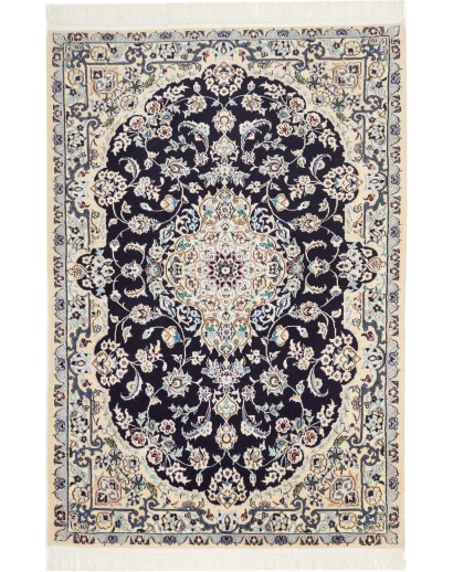 Tappeto Nain 6La Persia bianco grigio 78x118
