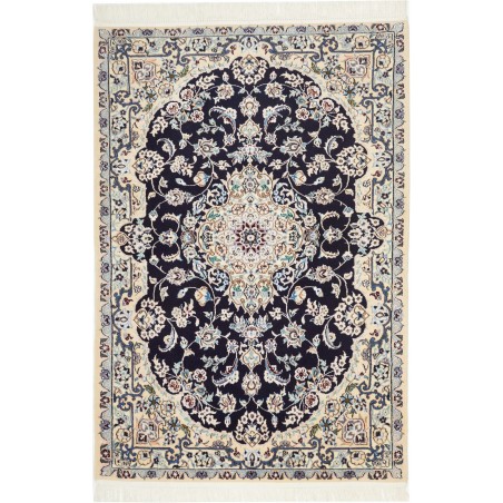 Tappeto Nain 6La Persia bianco grigio 78x118