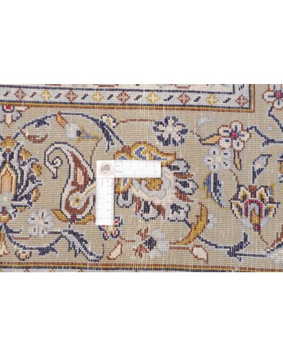 Tappeto Kashan Persia bianco grigio 200x300