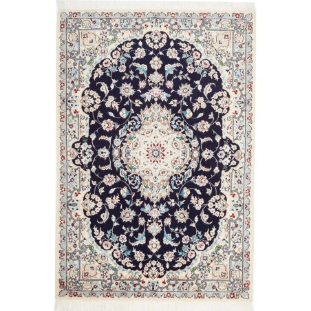 Tappeto Nain 6La Persia bianco grigio 81x120
