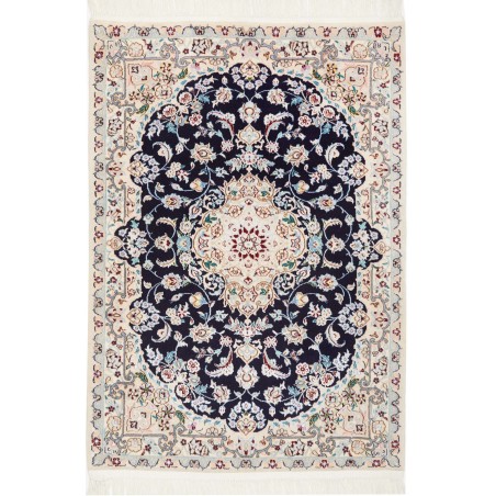 Tappeto Nain 6La Persia bianco grigio 82x116