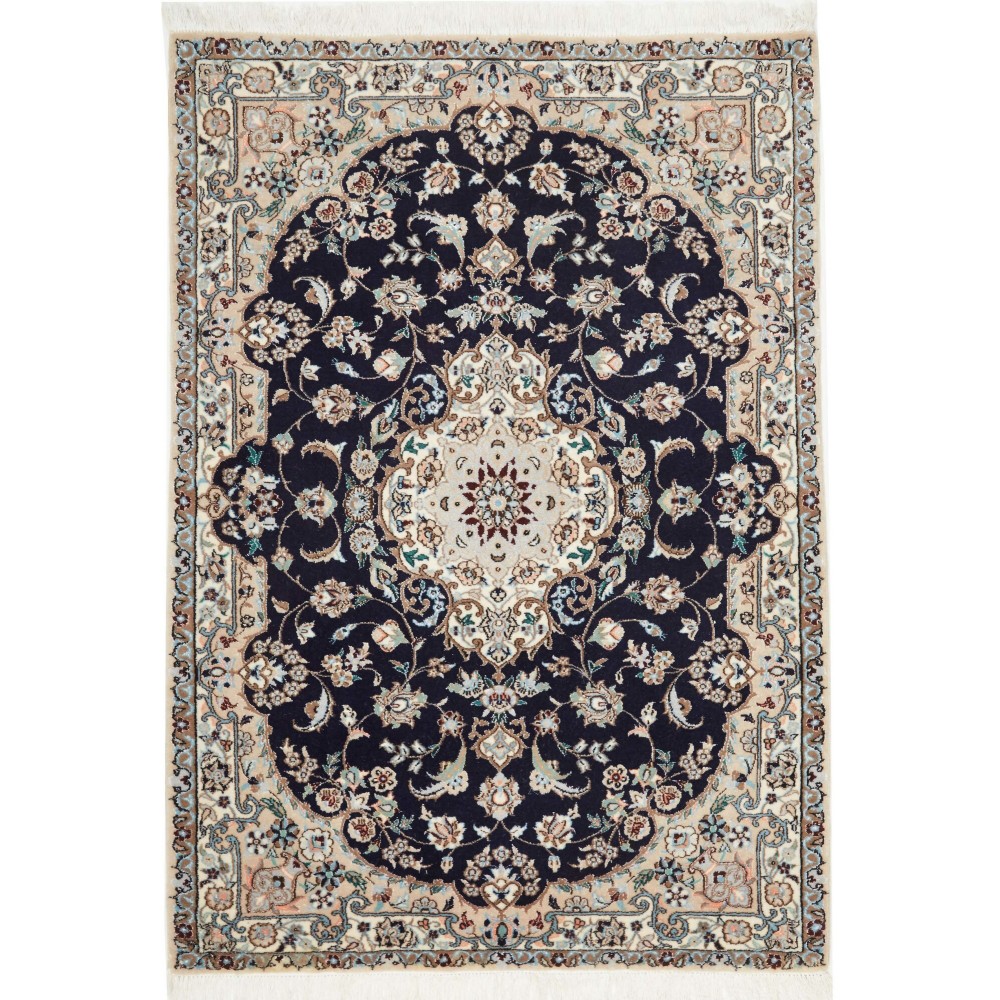 Tappeto Nain 6La Persia beige grigio 85x123 Tappeto Nain 6La Persia beige grigio 85x123