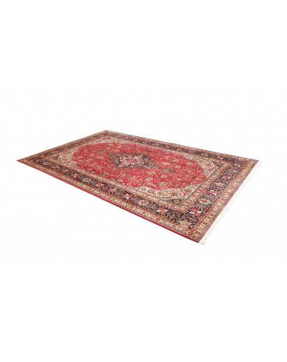 Tappeto Tabriz Persia marrone giallo 197x302