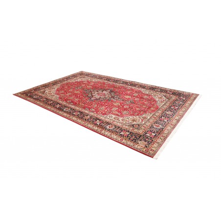 Tappeto Tabriz Persia marrone giallo 197x302