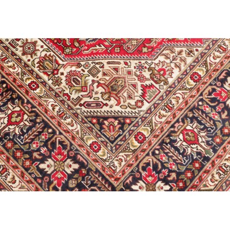 Tappeto Tabriz Persia marrone giallo 197x302