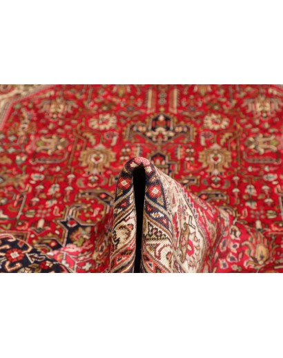 Tappeto Tabriz Persia marrone giallo 197x302