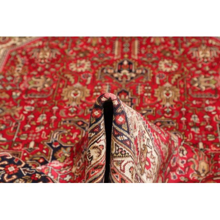 Tappeto Tabriz Persia marrone giallo 197x302