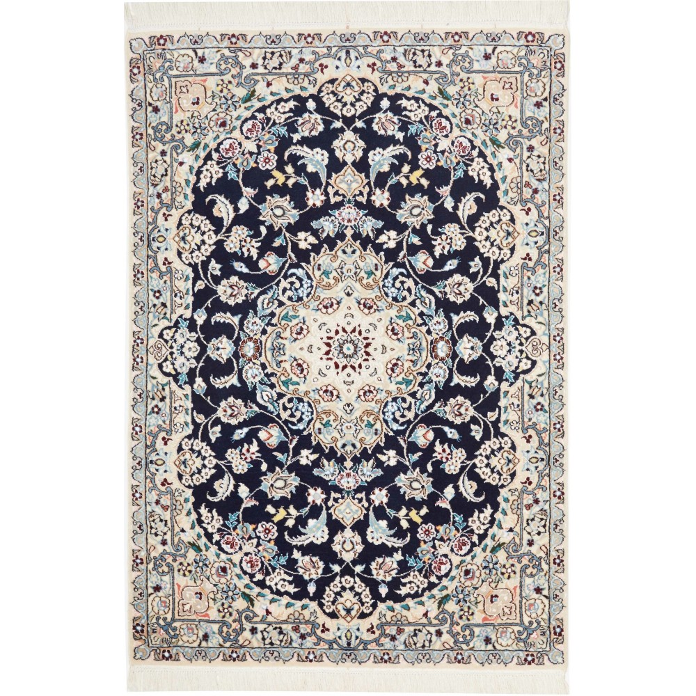 Tappeto Nain 6La Persia grigio 76x115 Tappeto Nain 6La Persia grigio 76x115