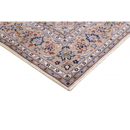 Tappeto Kashan Persia bianco azzurro 200x285