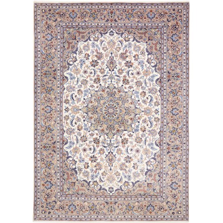 Tappeto Kashan Persia beige bianco 200x285