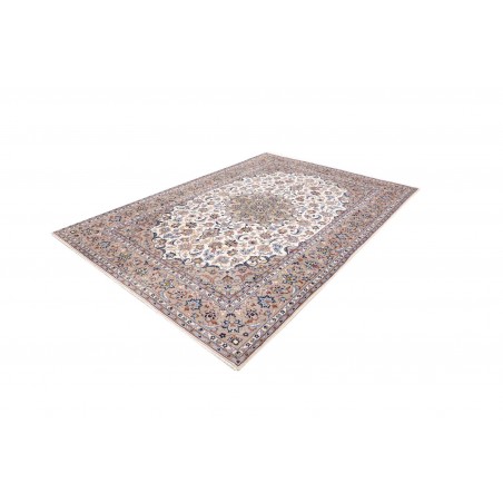 Tappeto Kashan Persia beige bianco 200x285