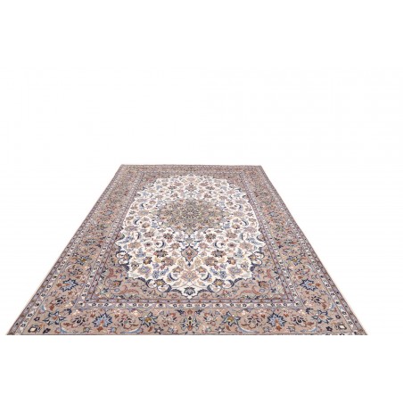 Tappeto Kashan Persia beige bianco 200x285