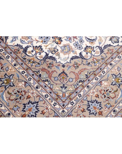 Tappeto Kashan Persia beige bianco 200x285